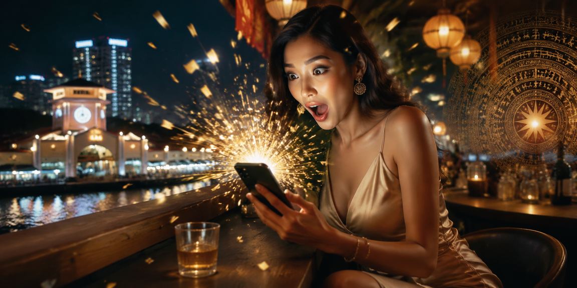 Bờ biển Hồ Chí Minh về đêm với ánh đèn xổ số sôi động